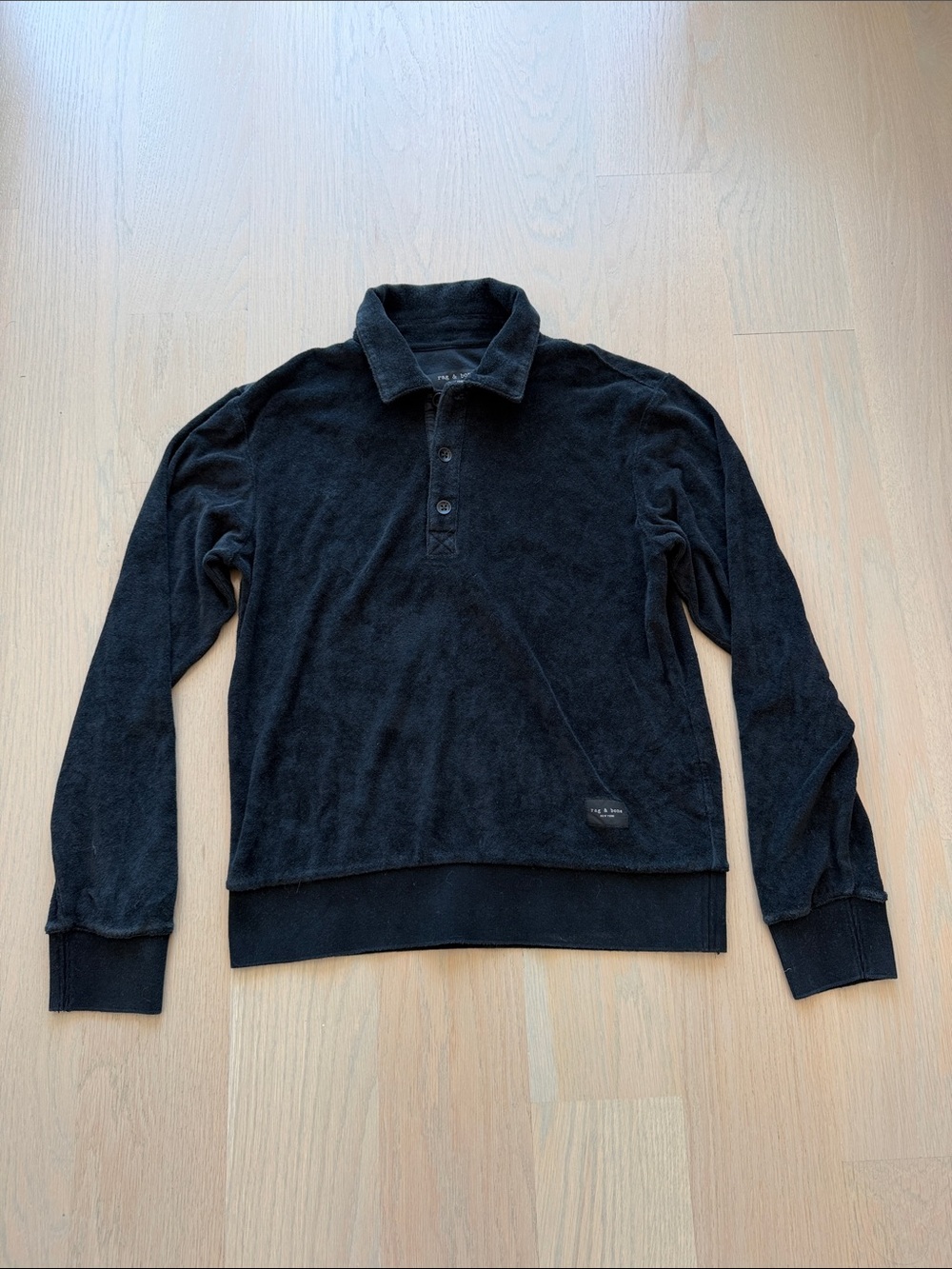 Rag & Bone Terry Cloth Polo